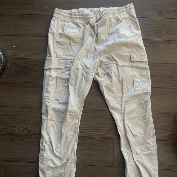 White Cargo Pants - Picture 1 of 3